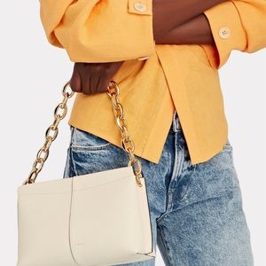 Wandler Carly mini heavy chain leather shoulder bag